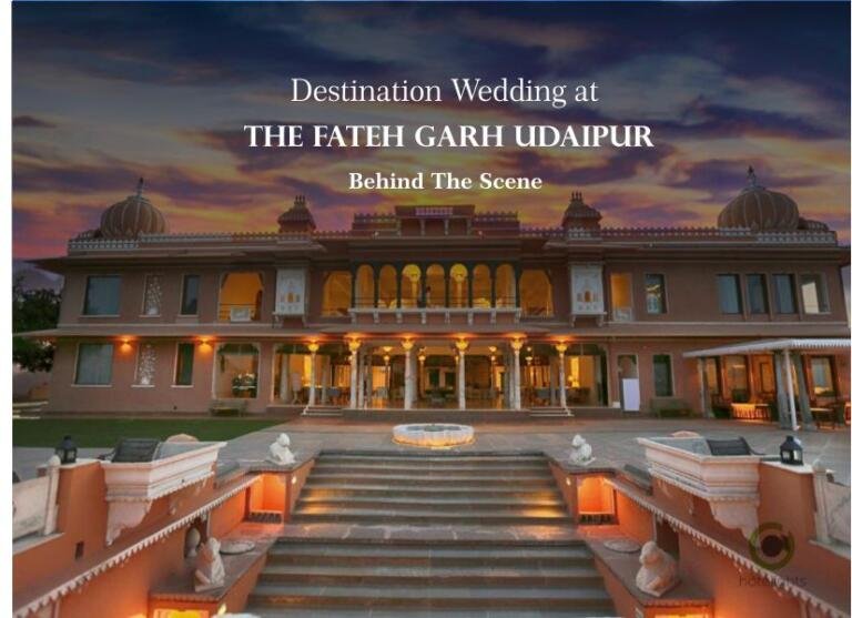 How much does a destination wedding in the Fateh Garh, Udaipur cost?