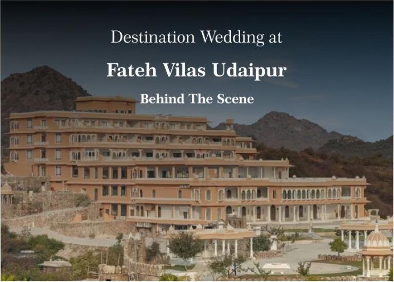 Cost of Destination Wedding at Fateh Vilas Udaipur